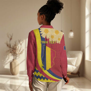 Personalised Afro Chad Women Casual Shirt Happy 65th of Independence