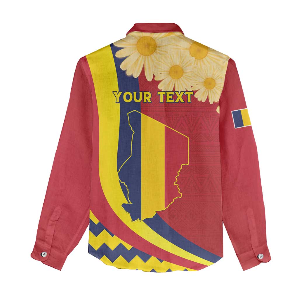Personalised Afro Chad Women Casual Shirt Happy 65th of Independence