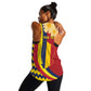 Personalised Afro Chad Women Racerback Tank Happy 65th of Independence