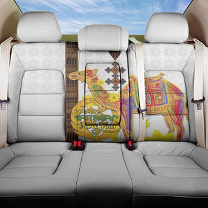 Melkam Enkutatash Eritrean Back Car Seat Cover Camel With Habesha Tilet Pattern - African Pride