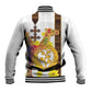 Melkam Enkutatash Eritrean Baseball Jacket Camel With Habesha Tilet Pattern - African Pride