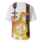 Melkam Enkutatash Eritrean Baseball Jersey Camel With Habesha Tilet Pattern - African Pride