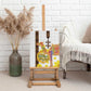 Melkam Enkutatash Eritrean Canvas Wall Art Camel With Habesha Tilet Pattern - African Pride