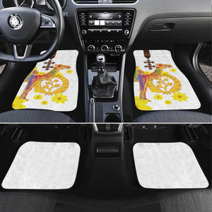 Melkam Enkutatash Eritrean Car Mats Camel With Habesha Tilet Pattern - African Pride