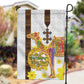 Melkam Enkutatash Eritrean Garden Flag Camel With Habesha Tilet Pattern - African Pride