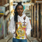 Melkam Enkutatash Eritrean Hoodie Camel With Habesha Tilet Pattern - African Pride