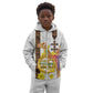 Melkam Enkutatash Eritrean Kid Hoodie Camel With Habesha Tilet Pattern - African Pride