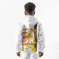 Melkam Enkutatash Eritrean Kid Hoodie Camel With Habesha Tilet Pattern - African Pride