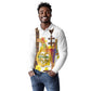Melkam Enkutatash Eritrean Long Sleeve Polo Shirt Camel With Habesha Tilet Pattern - African Pride