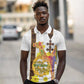 Melkam Enkutatash Eritrean Polo Shirt Camel With Habesha Tilet Pattern - African Pride