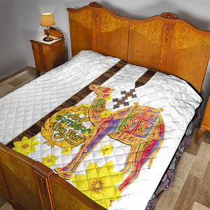 Melkam Enkutatash Eritrean Quilt Camel With Habesha Tilet Pattern - African Pride