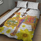Melkam Enkutatash Eritrean Quilt Bed Set Camel With Habesha Tilet Pattern - African Pride