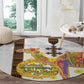 Melkam Enkutatash Eritrean Round Carpet Camel With Habesha Tilet Pattern - African Pride