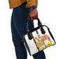 Melkam Enkutatash Eritrean Shoulder Handbag Camel With Habesha Tilet Pattern - African Pride