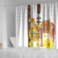 Melkam Enkutatash Eritrean Shower Curtain Camel With Habesha Tilet Pattern - African Pride