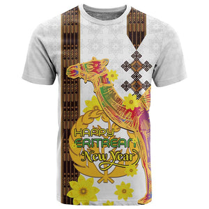 Melkam Enkutatash Eritrean T shirt Camel With Habesha Tilet Pattern - African Pride