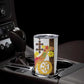 Melkam Enkutatash Eritrean Tumbler Cup Camel With Habesha Tilet Pattern - African Pride