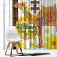 Melkam Enkutatash Eritrean Window Curtain Camel With Habesha Tilet Pattern - African Pride