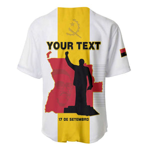 Personalized Dia dos Herois Nacionais de Angola Baseball Jersey 17 de Setembro - African Pride