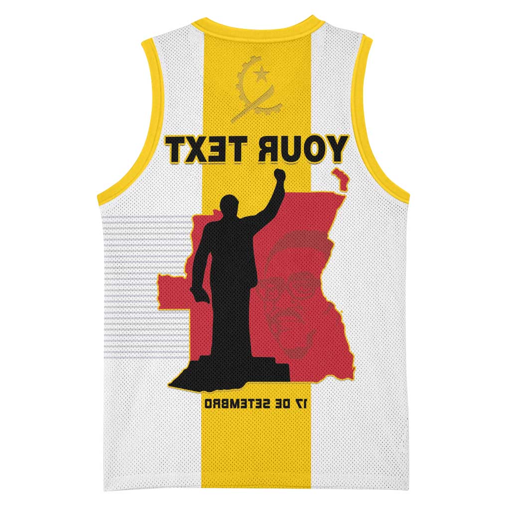 Personalized Dia dos Herois Nacionais de Angola Basketball Jersey 17 de Setembro - African Pride