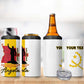 Personalized Dia dos Herois Nacionais de Angola 4 in 1 Can Cooler Tumbler 17 de Setembro - African Pride