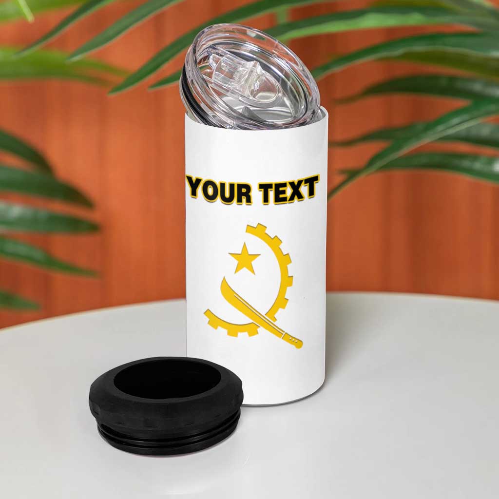 Personalized Dia dos Herois Nacionais de Angola 4 in 1 Can Cooler Tumbler 17 de Setembro - African Pride