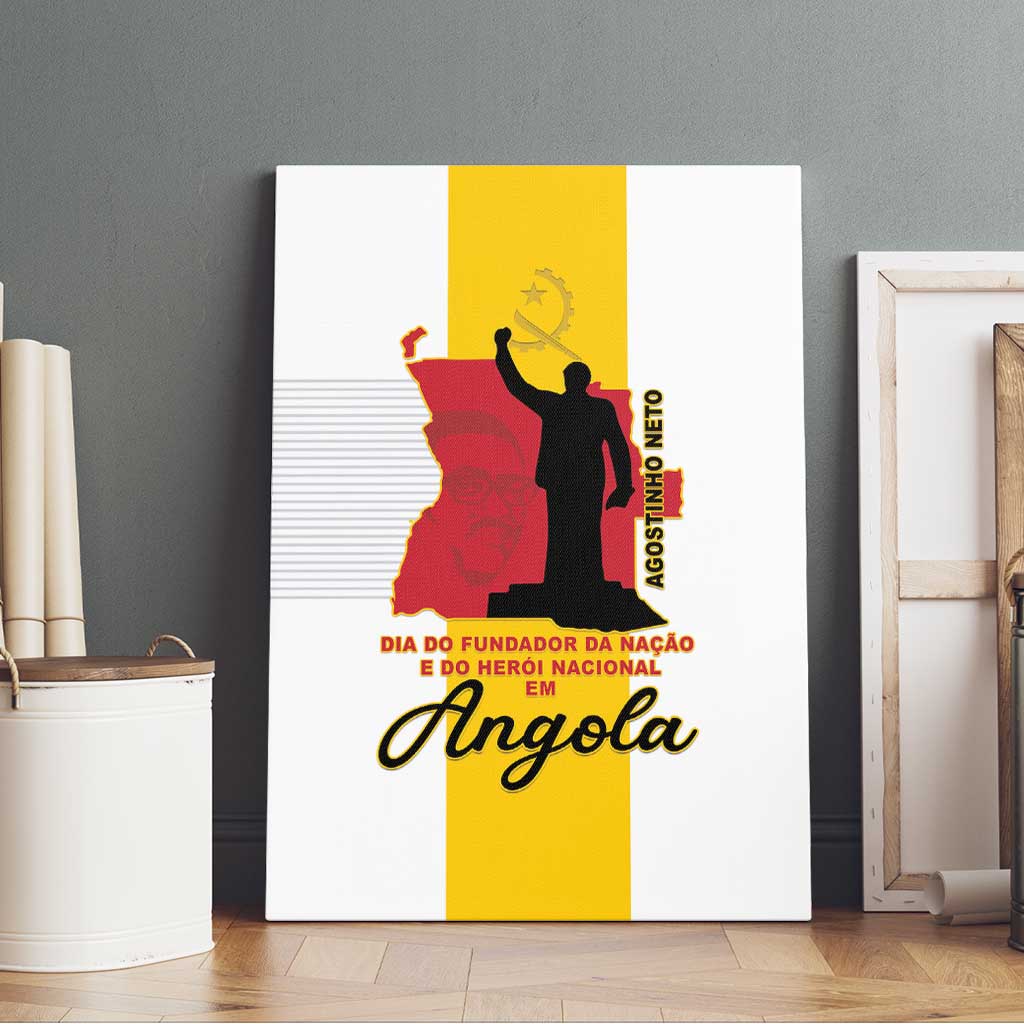Dia dos Herois Nacionais de Angola Canvas Wall Art 17 de Setembro - African Pride