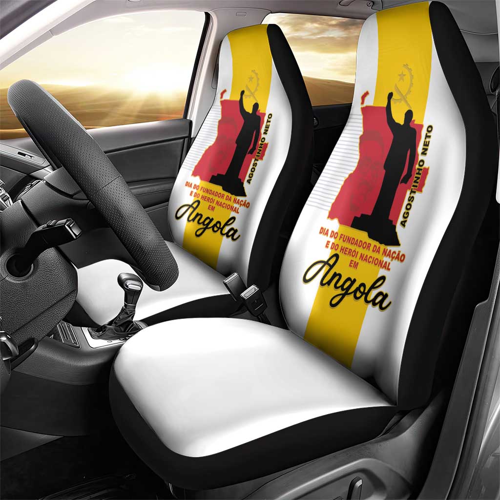 Dia dos Herois Nacionais de Angola Car Seat Cover 17 de Setembro - African Pride
