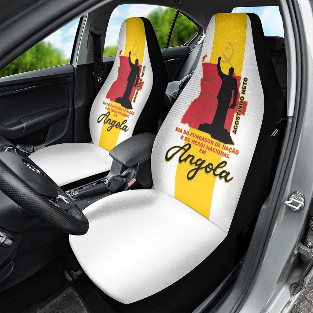 Dia dos Herois Nacionais de Angola Car Seat Cover 17 de Setembro - African Pride