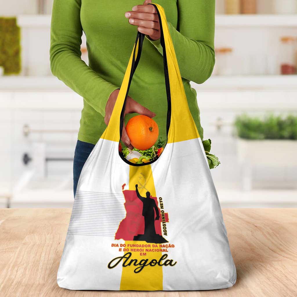 Dia dos Herois Nacionais de Angola Grocery Bag 17 de Setembro - African Pride