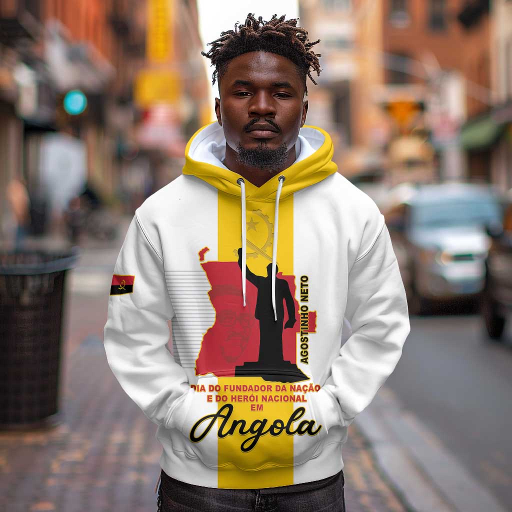 Personalized Dia dos Herois Nacionais de Angola Hoodie 17 de Setembro - African Pride