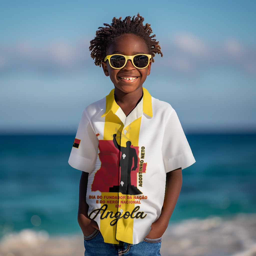 Personalized Dia dos Herois Nacionais de Angola Kid Hawaiian Shirt 17 de Setembro - African Pride