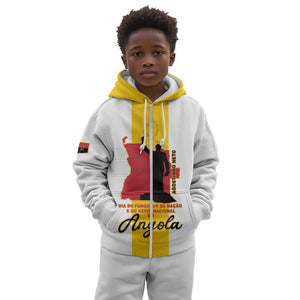 Personalized Dia dos Herois Nacionais de Angola Kid Hoodie 17 de Setembro - African Pride
