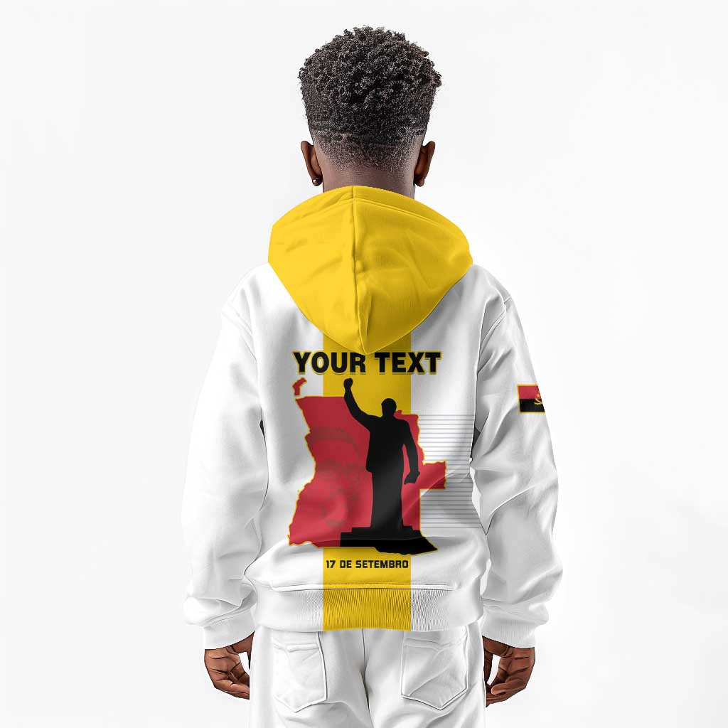 Personalized Dia dos Herois Nacionais de Angola Kid Hoodie 17 de Setembro - African Pride
