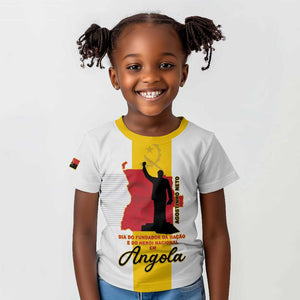 Personalized Dia dos Herois Nacionais de Angola Kid T shirt 17 de Setembro - African Pride