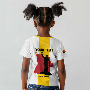 Personalized Dia dos Herois Nacionais de Angola Kid T shirt 17 de Setembro - African Pride