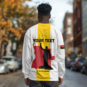 Personalized Dia dos Herois Nacionais de Angola Long Sleeve Shirt 17 de Setembro - African Pride