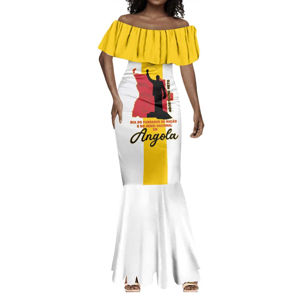 Personalized Dia dos Herois Nacionais de Angola Mermaid Dress 17 de Setembro - African Pride