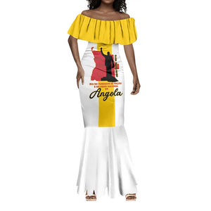 Personalized Dia dos Herois Nacionais de Angola Mermaid Dress 17 de Setembro - African Pride