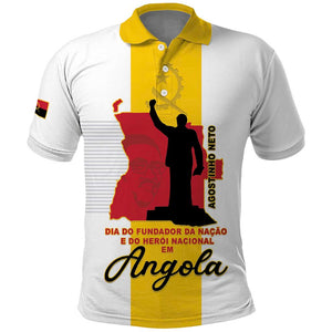 Personalized Dia dos Herois Nacionais de Angola Polo Shirt 17 de Setembro - African Pride