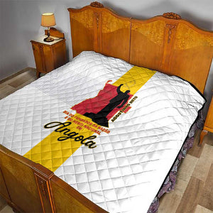 Dia dos Herois Nacionais de Angola Quilt 17 de Setembro - African Pride