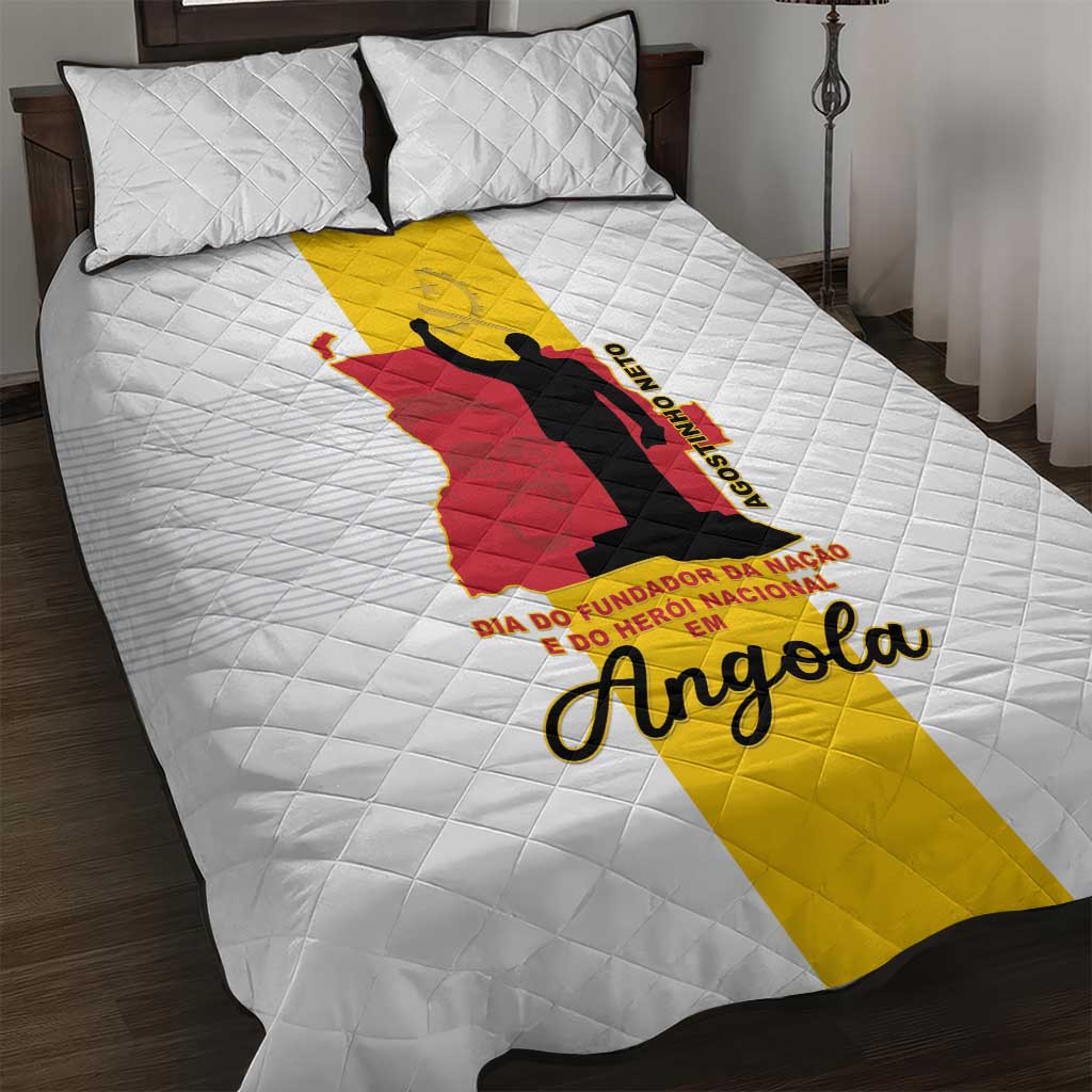 Dia dos Herois Nacionais de Angola Quilt Bed Set 17 de Setembro - African Pride