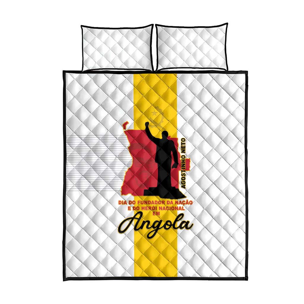 Dia dos Herois Nacionais de Angola Quilt Bed Set 17 de Setembro - African Pride