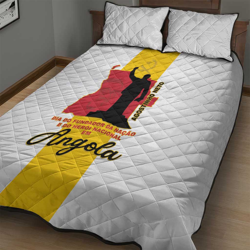 Dia dos Herois Nacionais de Angola Quilt Bed Set 17 de Setembro - African Pride