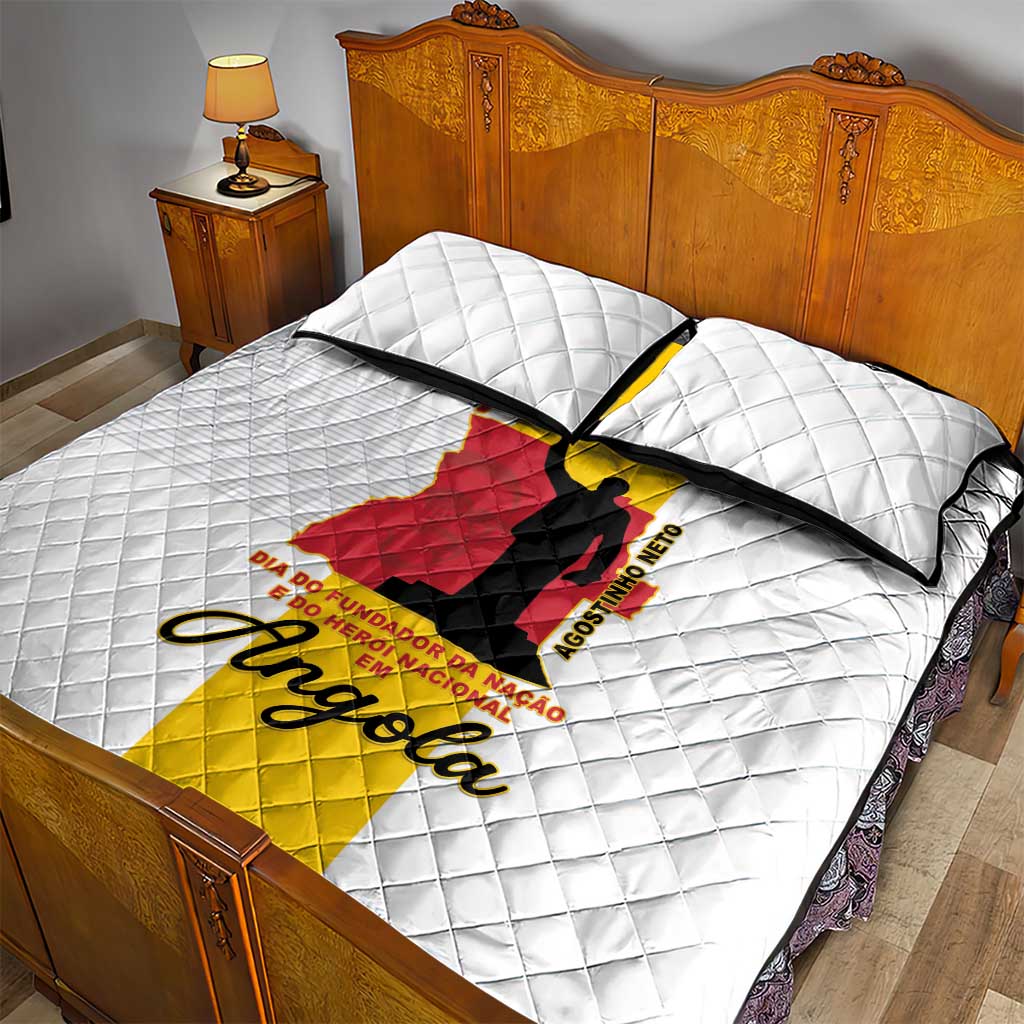 Dia dos Herois Nacionais de Angola Quilt Bed Set 17 de Setembro - African Pride
