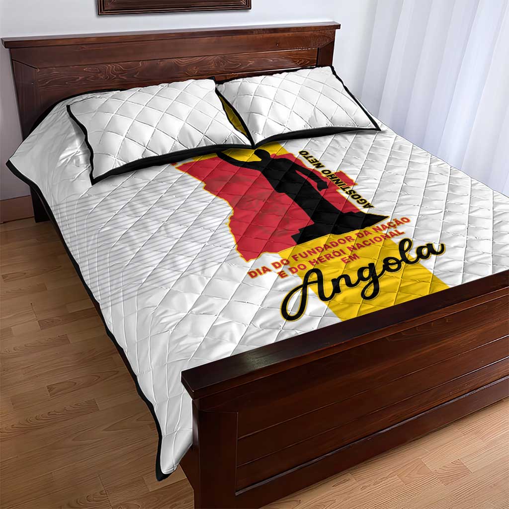 Dia dos Herois Nacionais de Angola Quilt Bed Set 17 de Setembro - African Pride