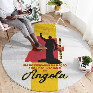 Dia dos Herois Nacionais de Angola Round Carpet 17 de Setembro - African Pride