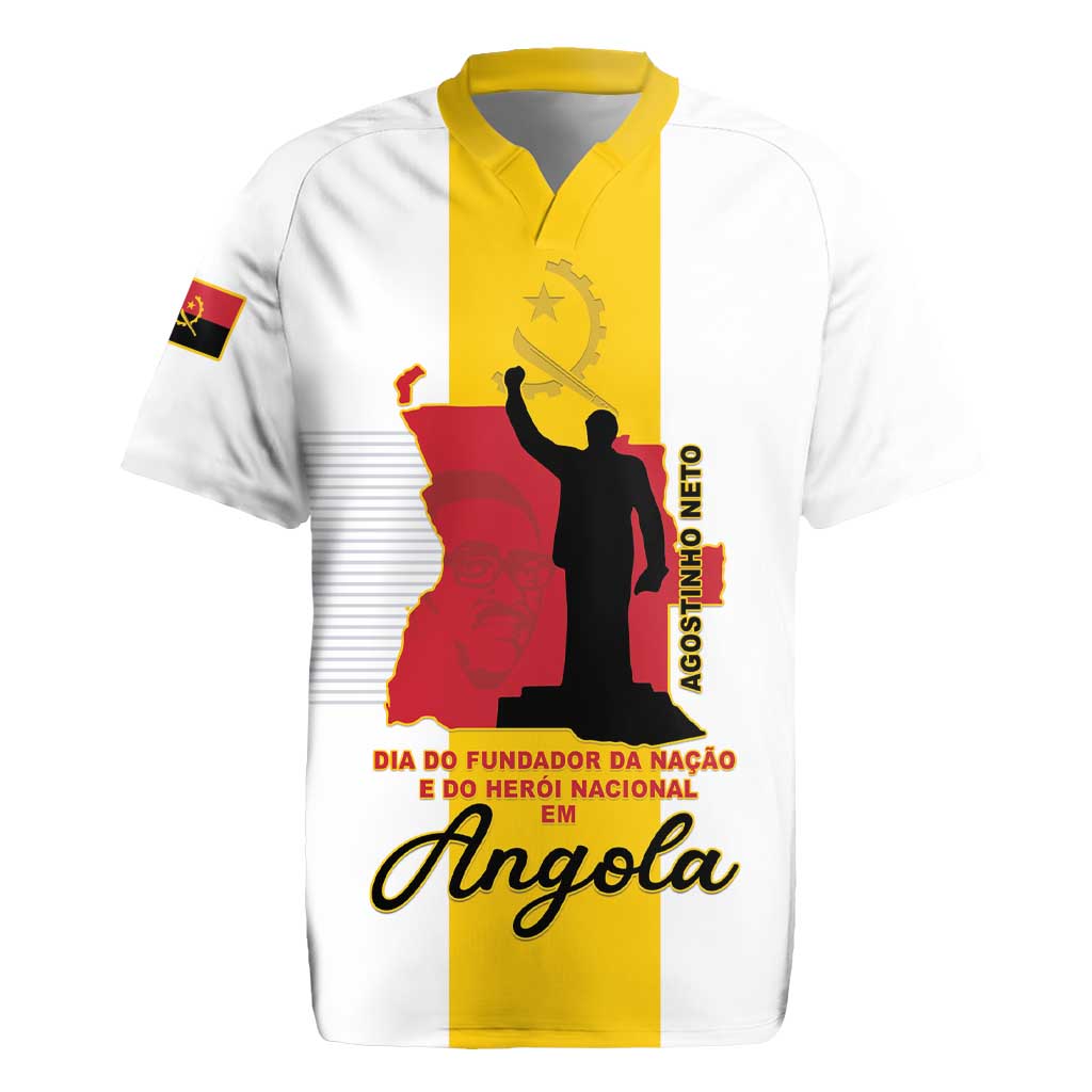 Personalized Dia dos Herois Nacionais de Angola Rugby Jersey 17 de Setembro - African Pride