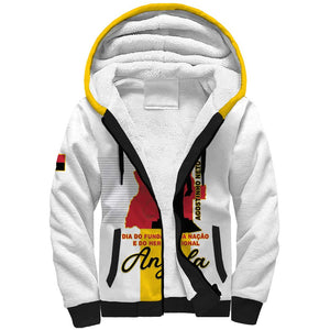 Personalized Dia dos Herois Nacionais de Angola Sherpa Hoodie 17 de Setembro - African Pride