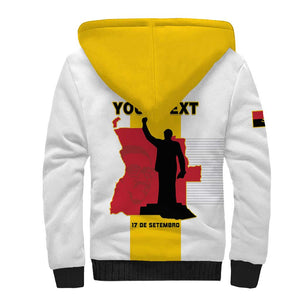 Personalized Dia dos Herois Nacionais de Angola Sherpa Hoodie 17 de Setembro - African Pride